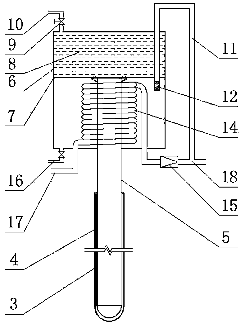 Small solar multistage falling film evaporation heat regeneration type seawater desalting device