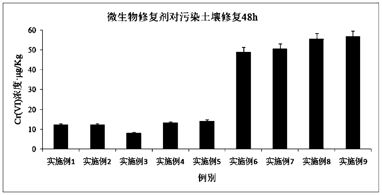 Microbial remediation agent and preparation method thereof