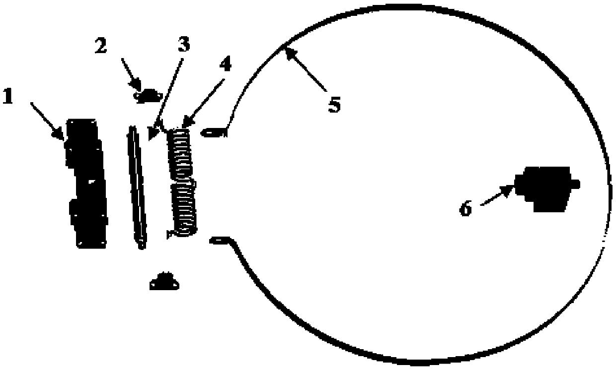 A posture correcting device for a Mars landing module