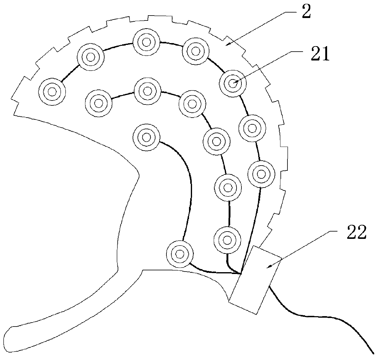 Multi-mode immersive synchronous acquisition system based on eye movement tracking and brain function activity detection