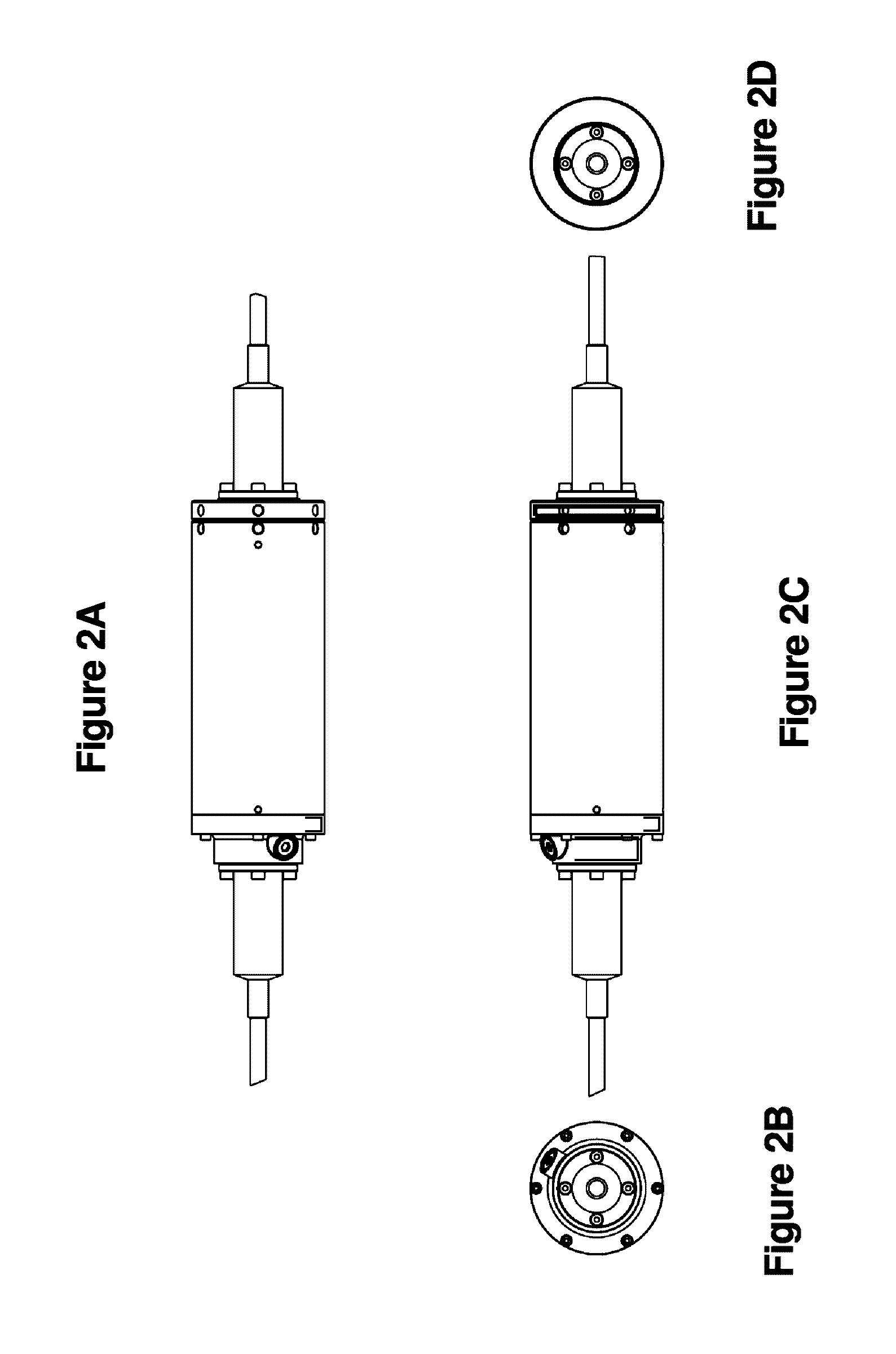 Cylindrical housing with locking ring