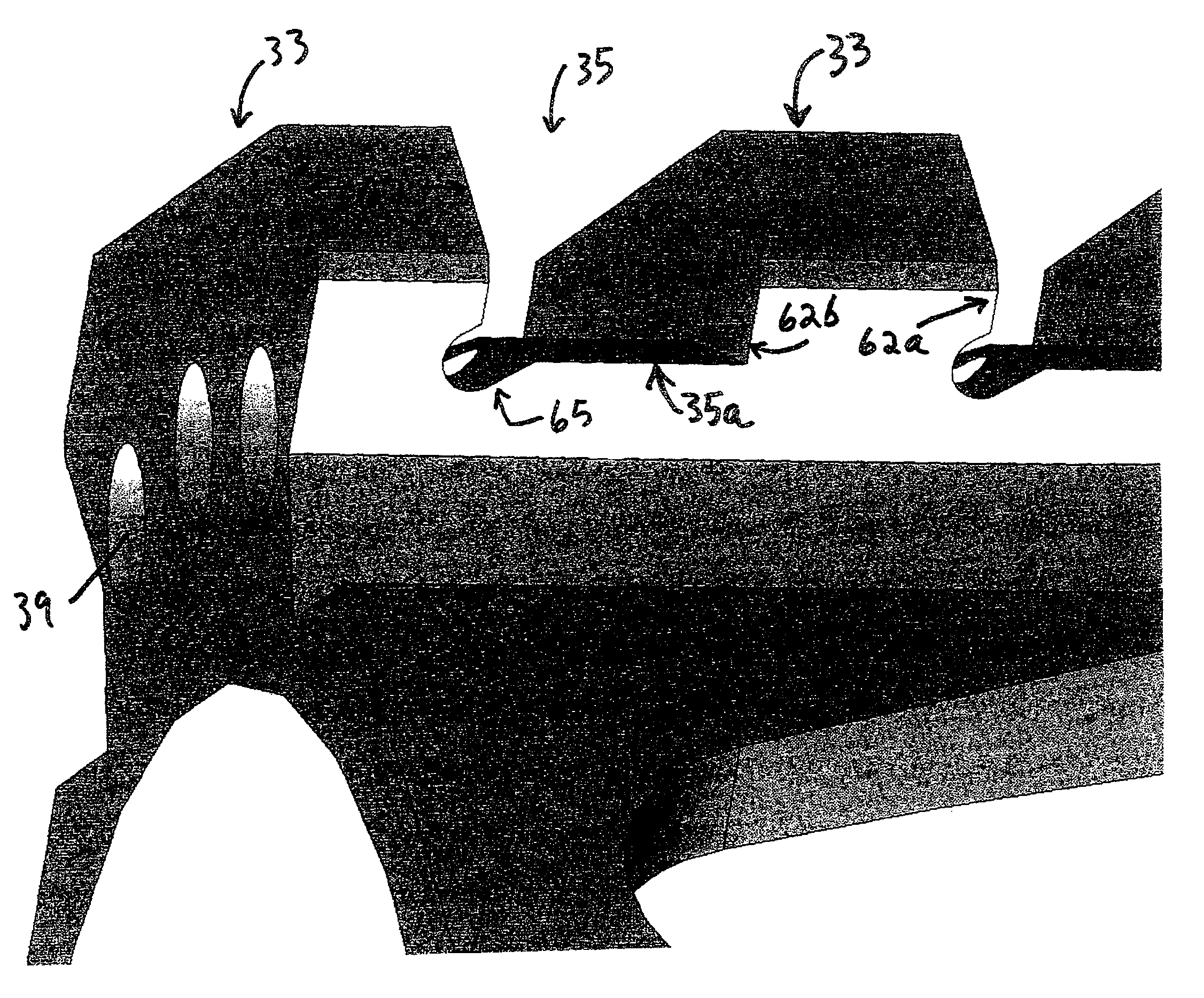 Integrated rail system and method for making and using same