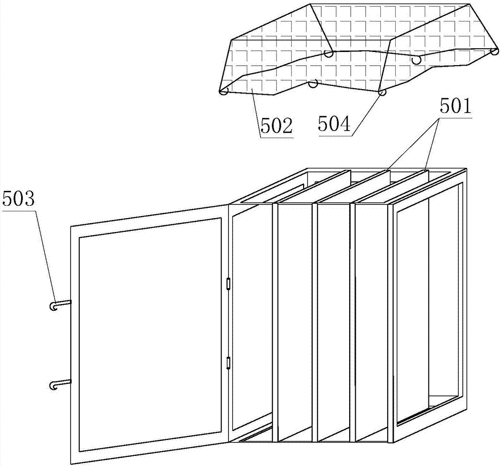 Comprehensive multi-trophic-level marine cage aquaculture system device and aquaculture method