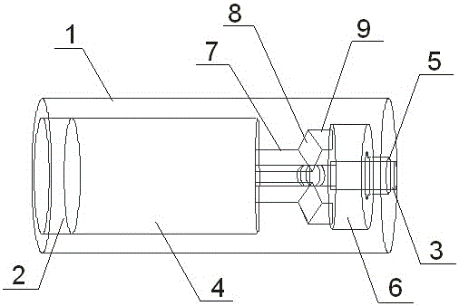 Manufacturing mold and method of high-strength high-toughness fine-grain light alloy tubing