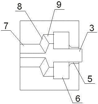 Manufacturing mold and method of high-strength high-toughness fine-grain light alloy tubing