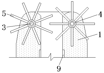 Cleaning device convenient for collecting water surface waste