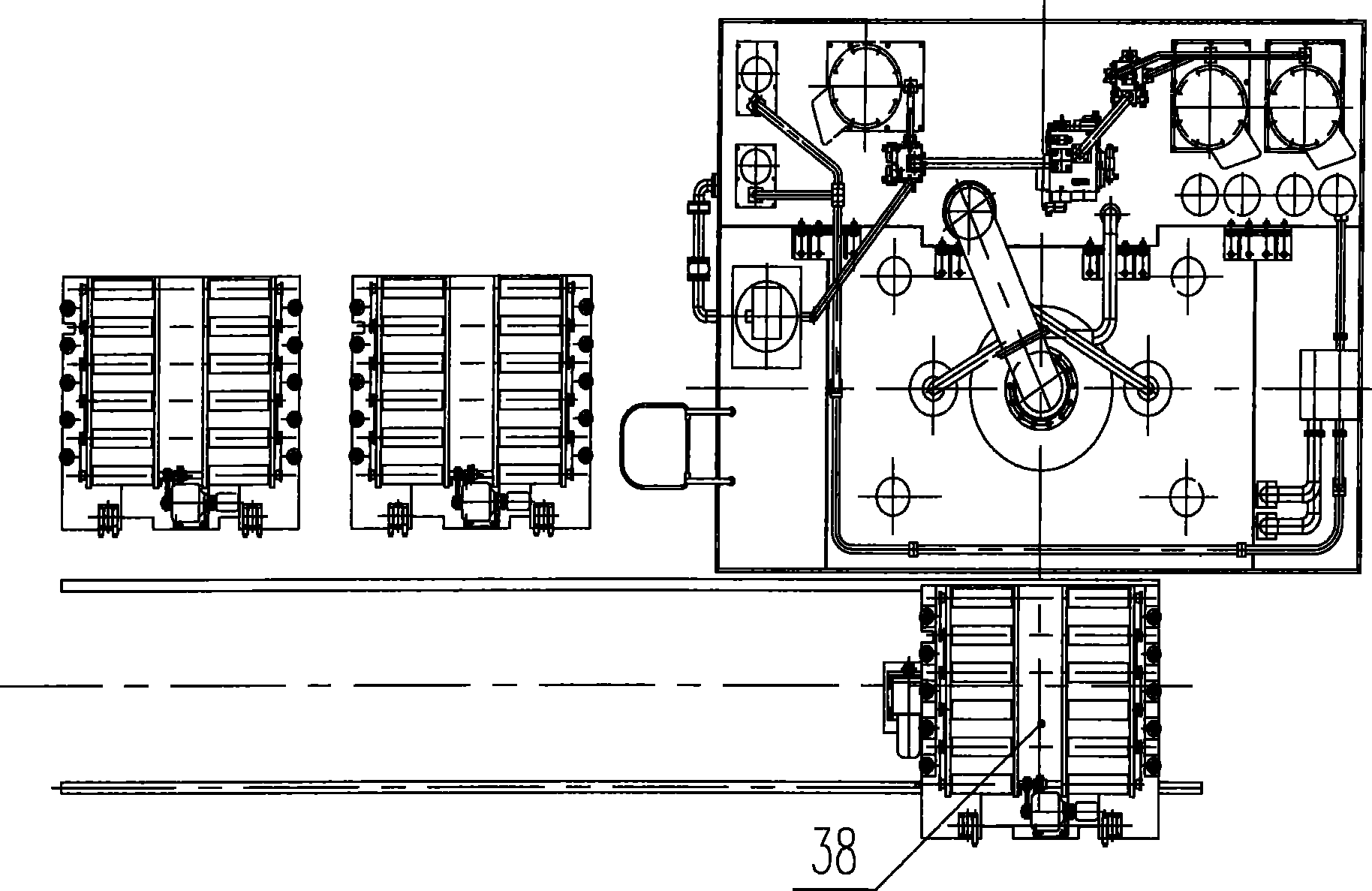 Double-mold hydraulic press capable of quick changing mold