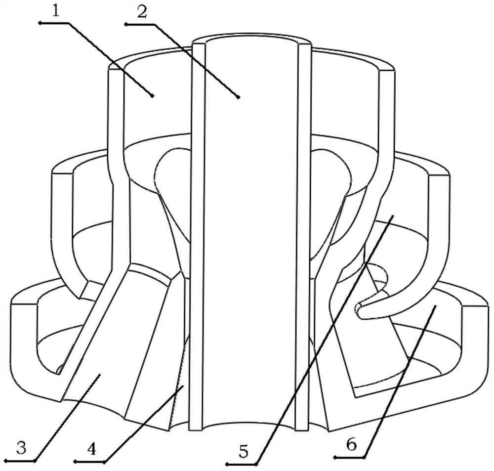 A gun head structure and method for adjusting the oxygen flow rate of converter top blowing by dual-channel oxygen flow