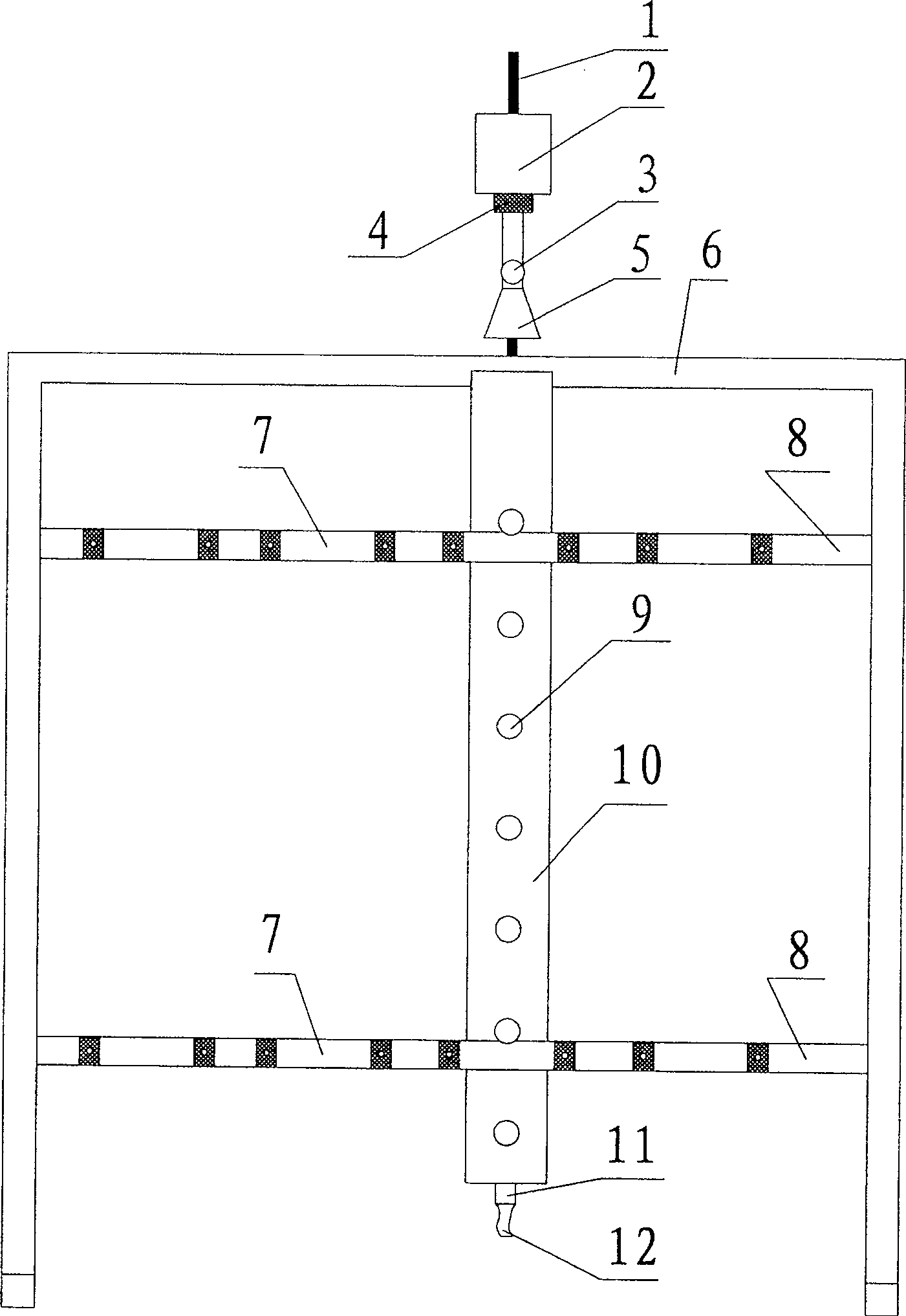 Soil eluviation simulator