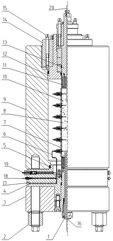 High temperature and high pressure heat tracking compensation adiabatic static oxidation and dynamic oxidation displacement device