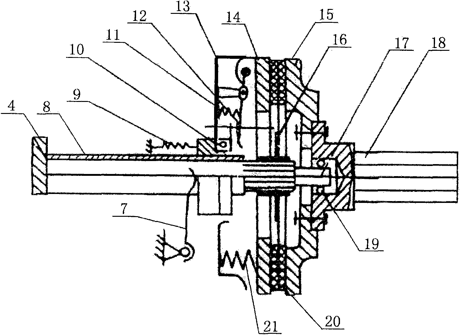 Drive axle shaft clutch