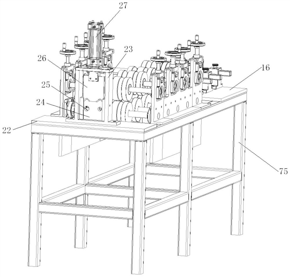 Water pipe processing production line