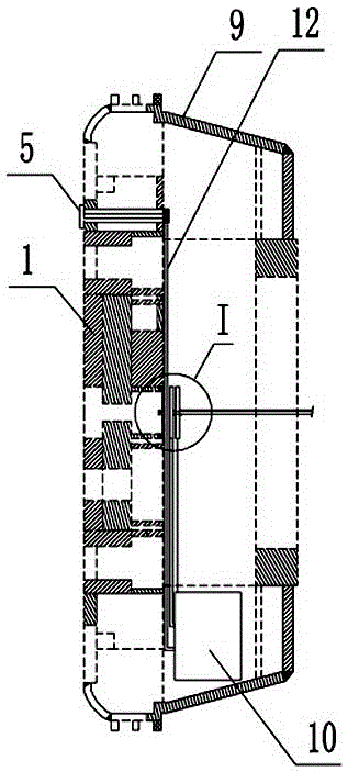 Ultra-high-pressure hydraulic auxiliary rock breaking TBM (Tunnel Boring Machine) cutterhead