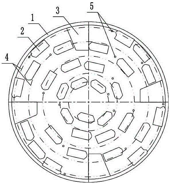 Ultra-high-pressure hydraulic auxiliary rock breaking TBM (Tunnel Boring Machine) cutterhead