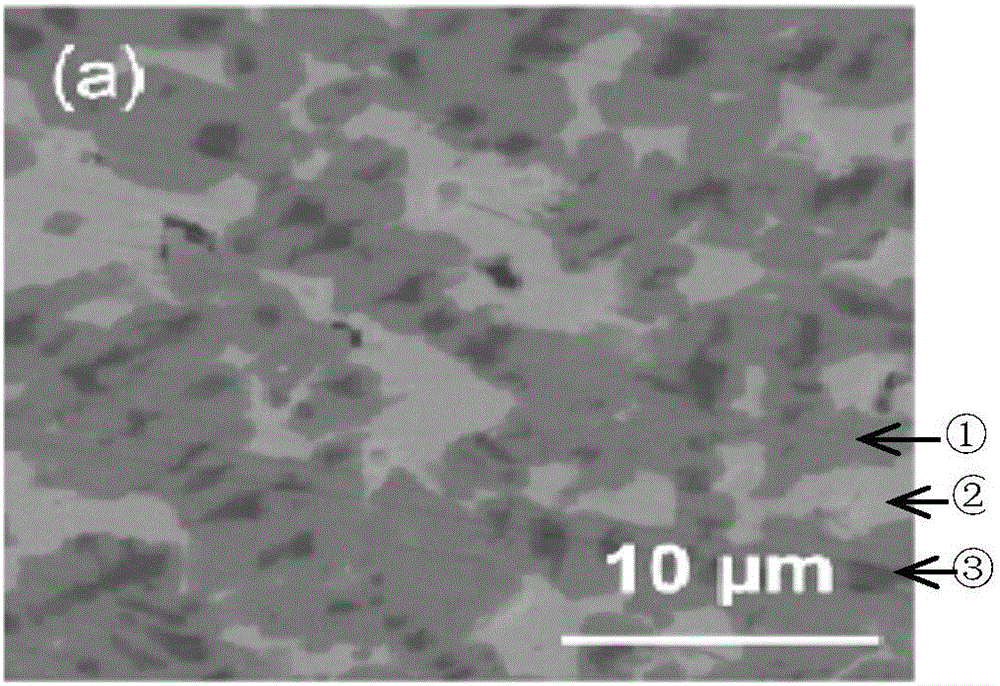 Low-cost rare earth iron-boron permanent magnet and preparation method therefor