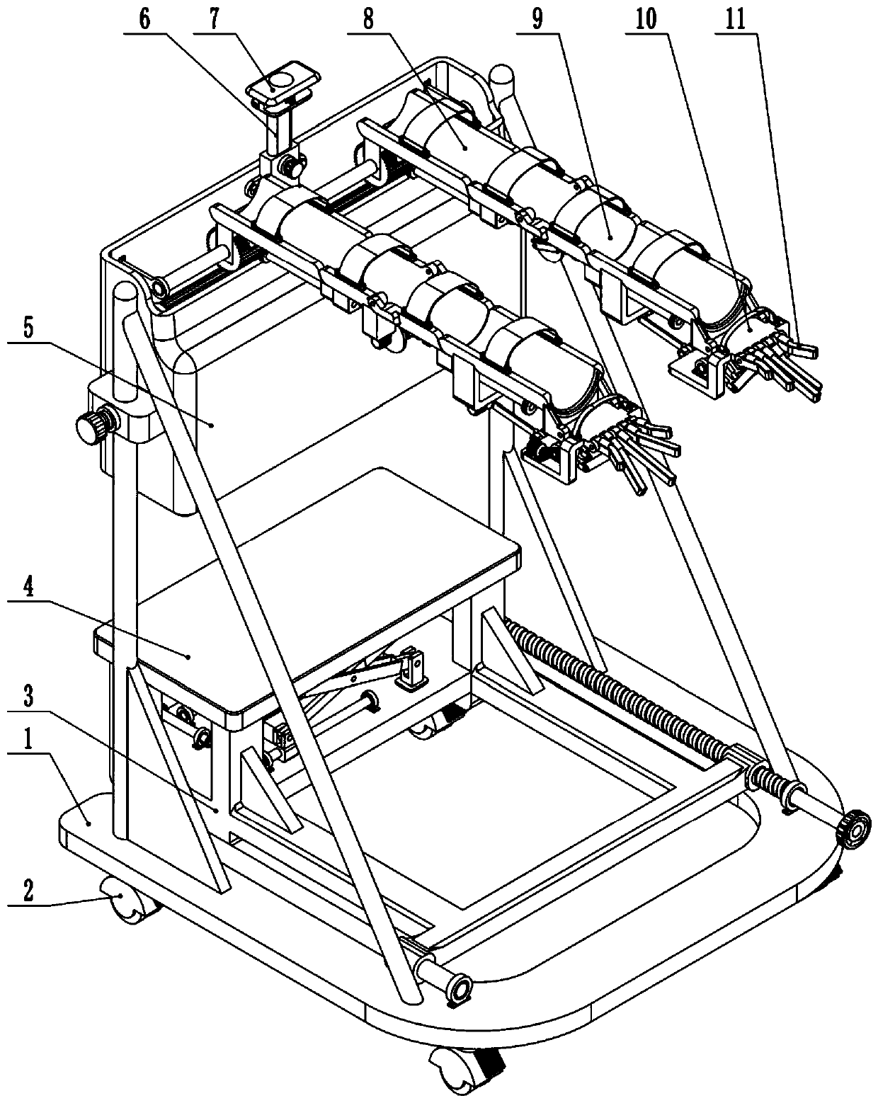 Brachial plexus nerve injury rehabilitation treatment device