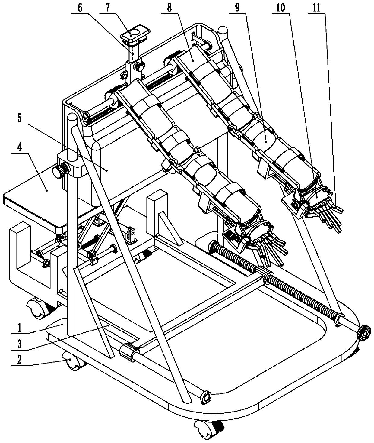 Brachial plexus nerve injury rehabilitation treatment device