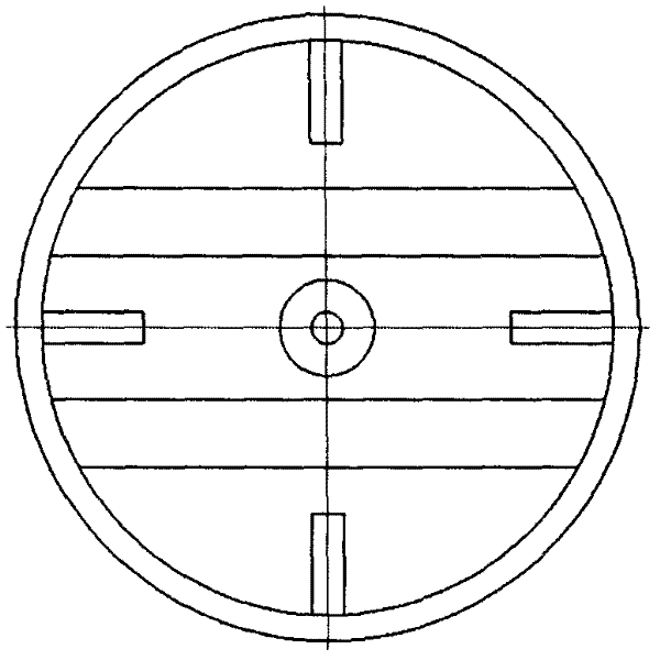 Center rocket type bimodal ramjet with circular structure