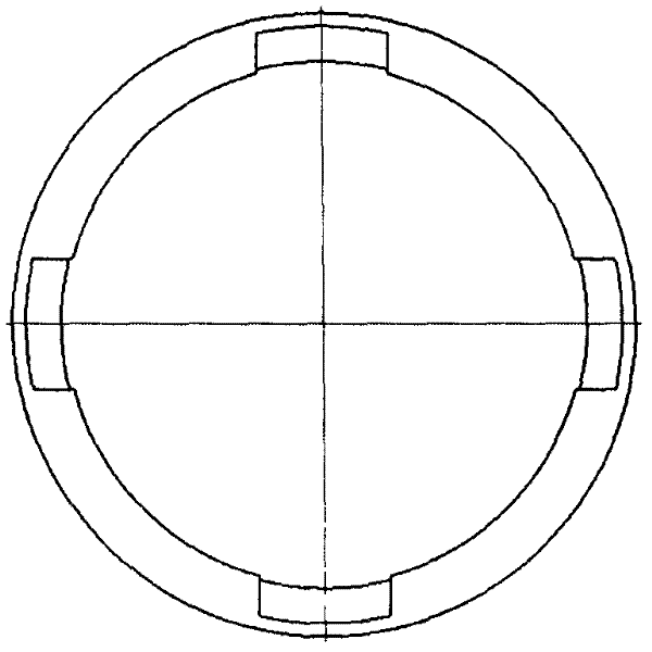 Center rocket type bimodal ramjet with circular structure