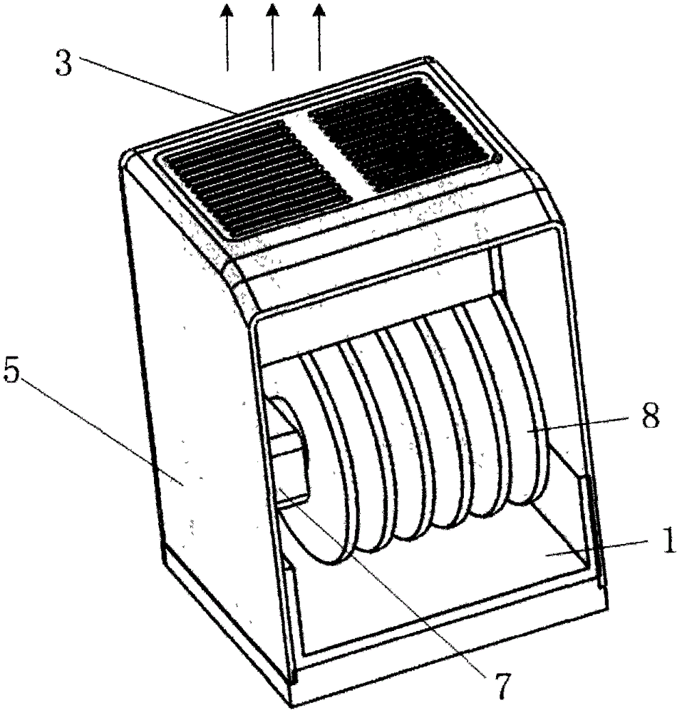 Water adsorption type air purifier