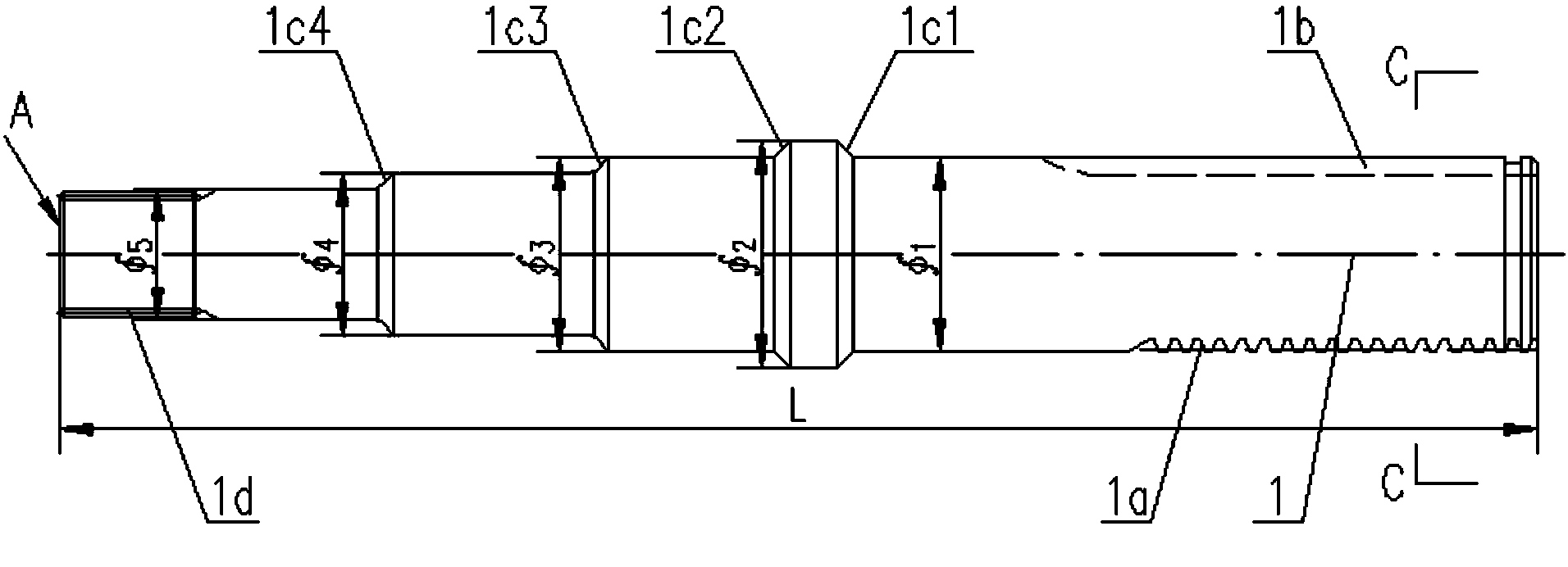 Inductive heat treatment method of low-speed large-torque drive axle