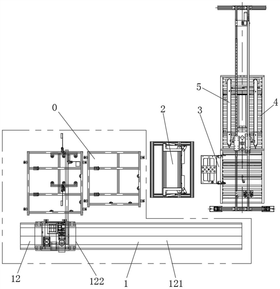 Horizontal case unpacking machine