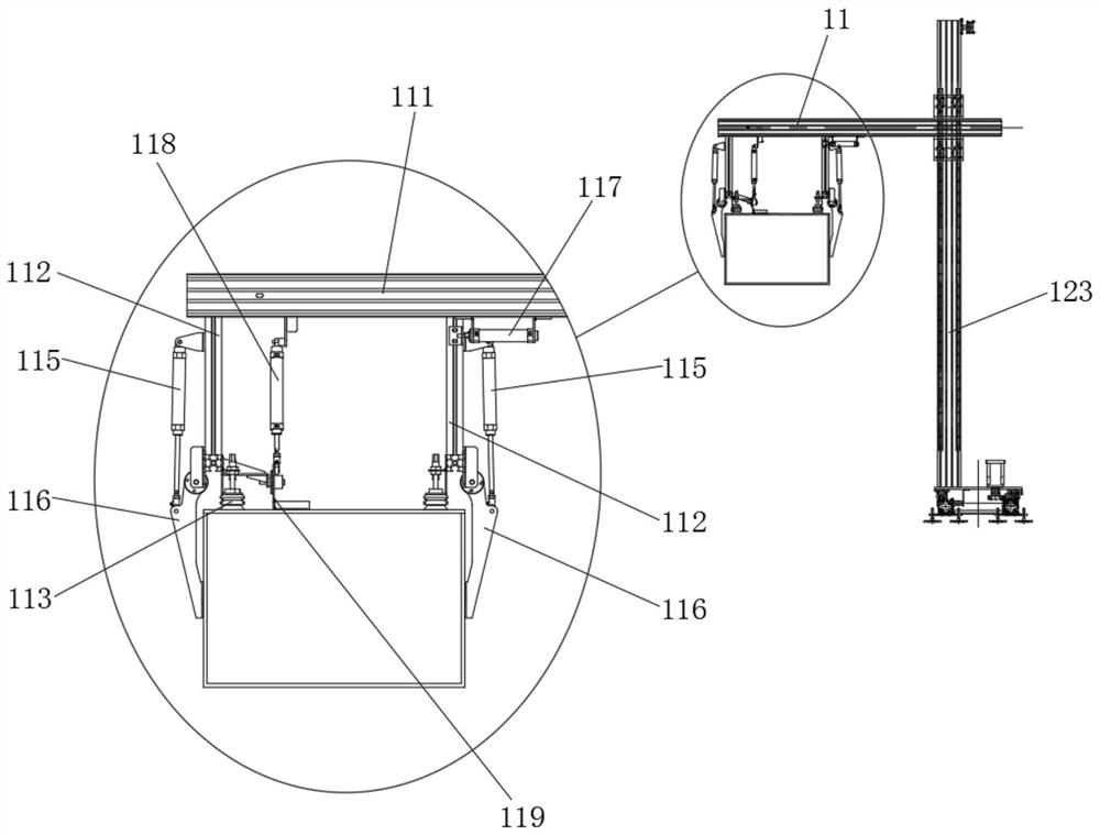 Horizontal case unpacking machine