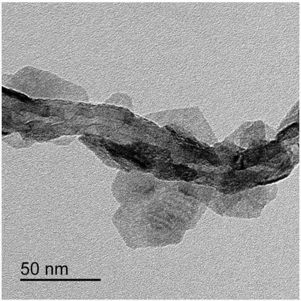 Preparation method of tin sulfide-carbon nanotube composite electrode material