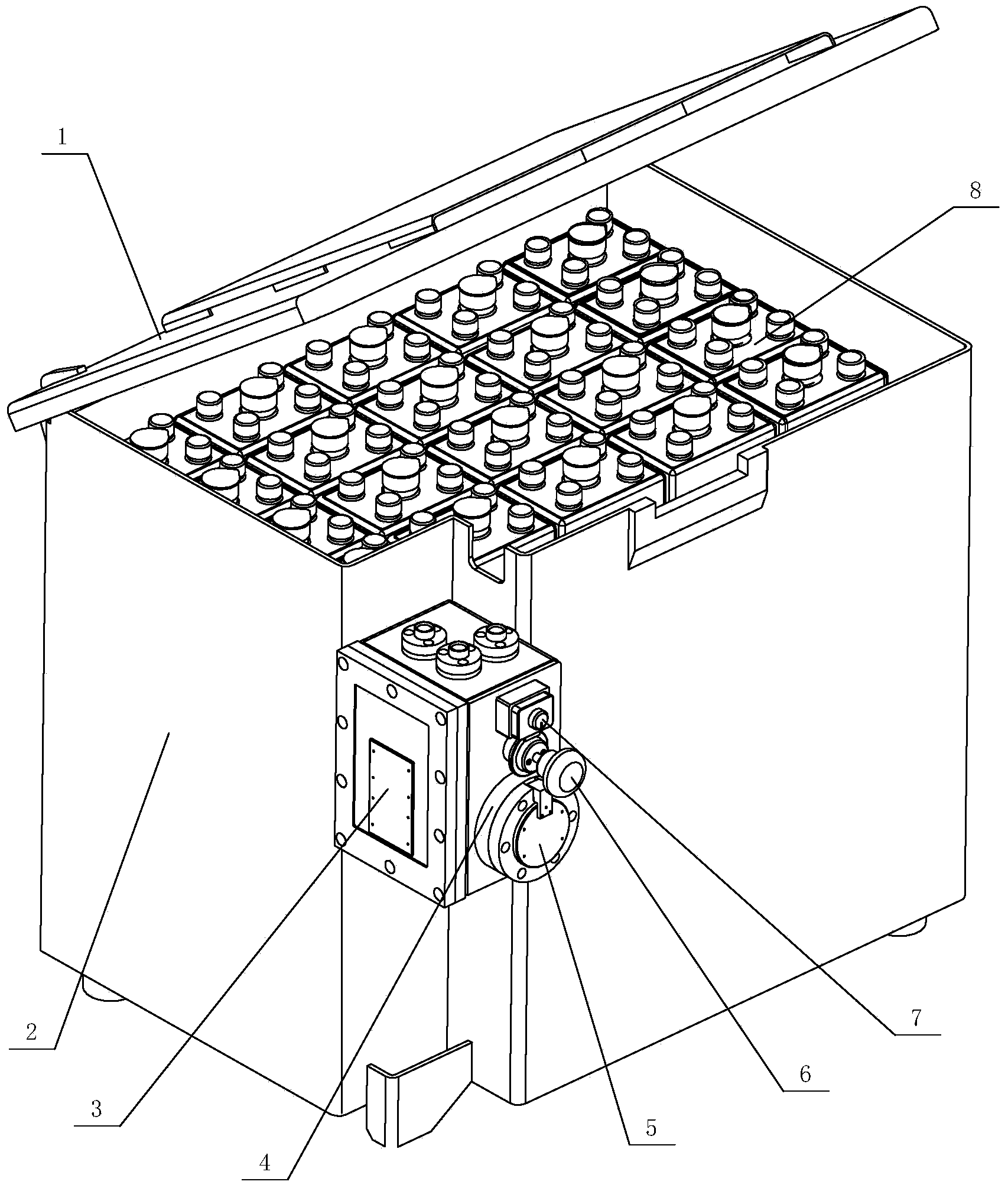 Anti-explosion power supply device of electric vehicle