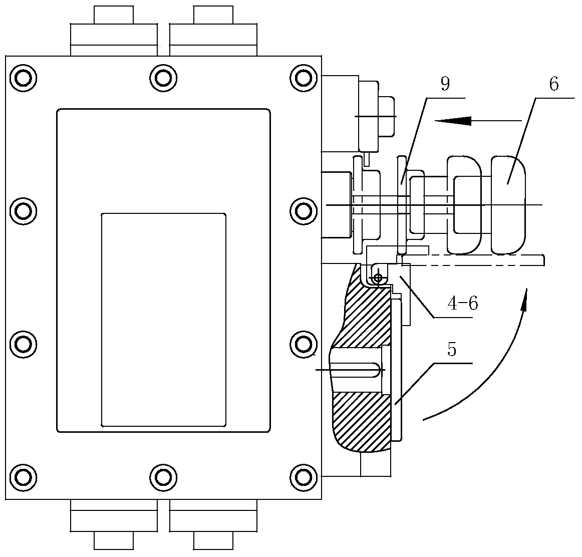 Anti-explosion power supply device of electric vehicle