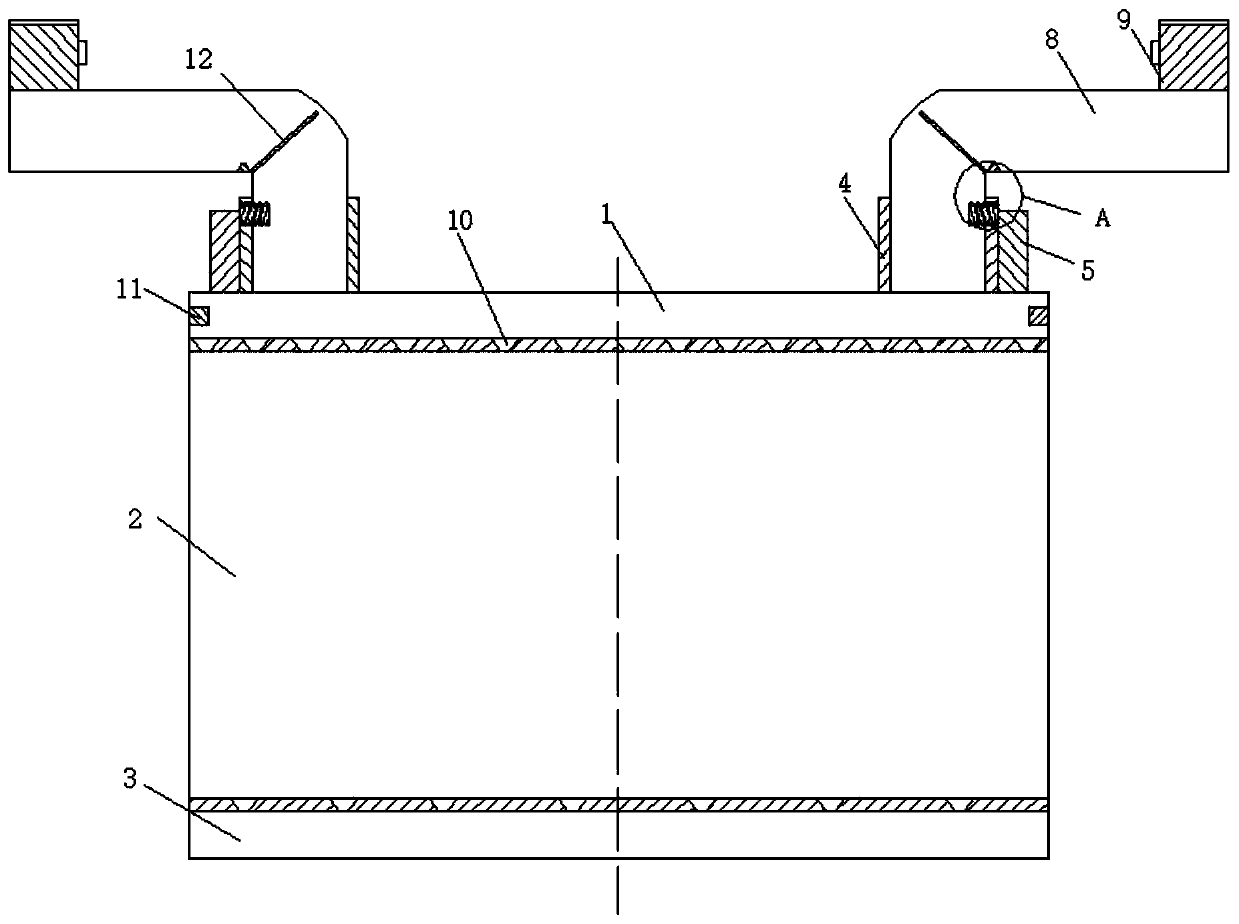 Pressure regulating device and control method for air suspension airbag of passenger car