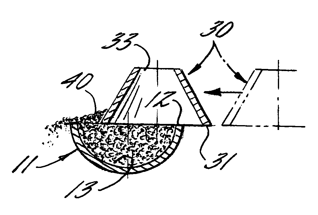 Cup for measuring and dispensing powdered product