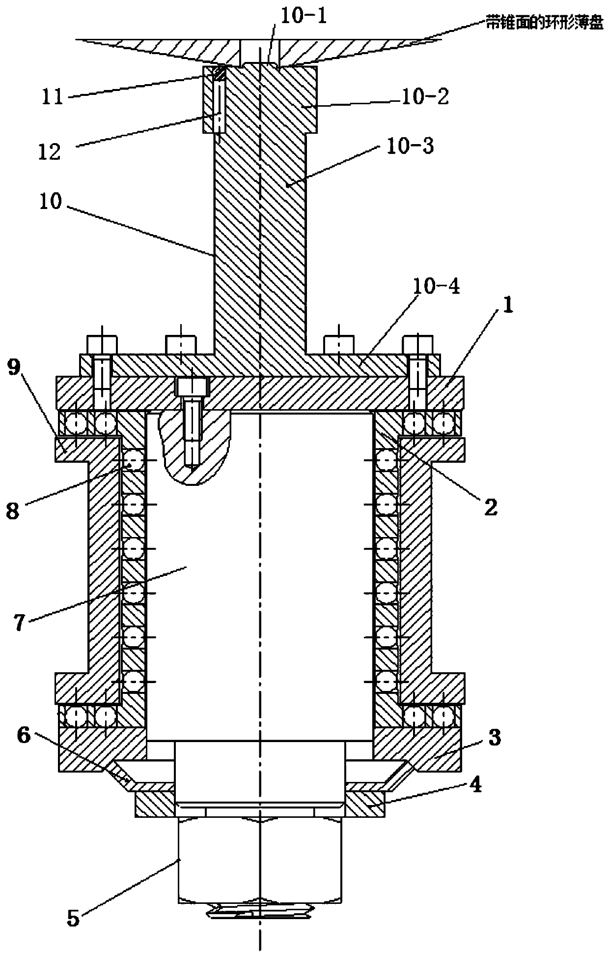 Magnetic adsorption type positioning and rotating mechanism and using method thereof