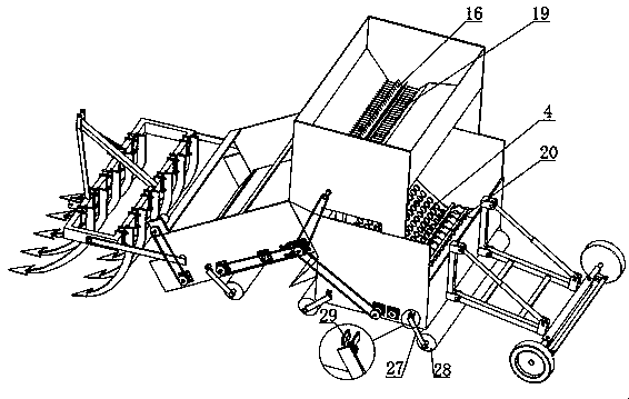 Comprehensive improvement device for saline-alkali land