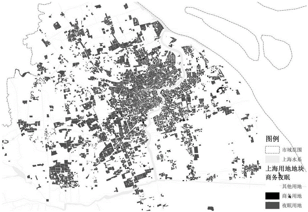 Commercial employee group residence recognition method based on mobile phone positioning data