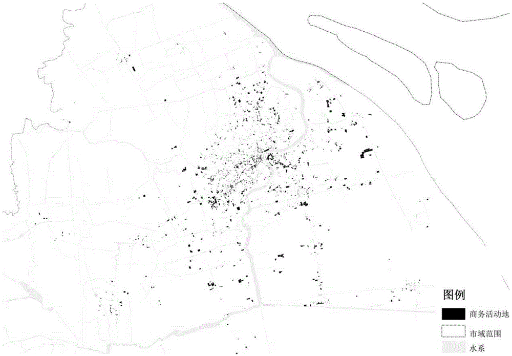 Commercial employee group residence recognition method based on mobile phone positioning data