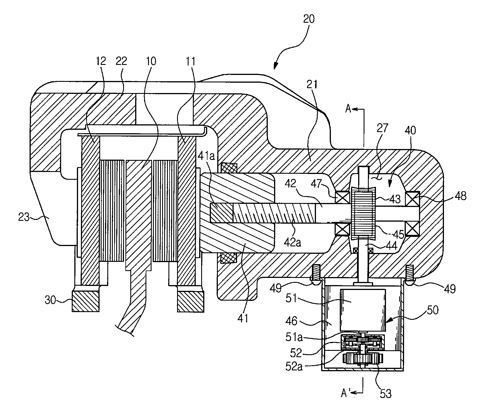 Electric disk brake