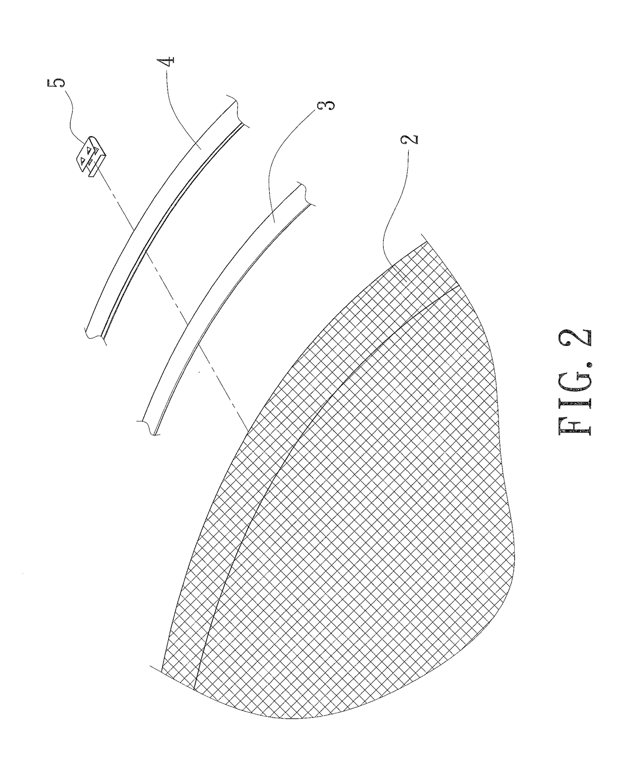 Net fixing structure of chair