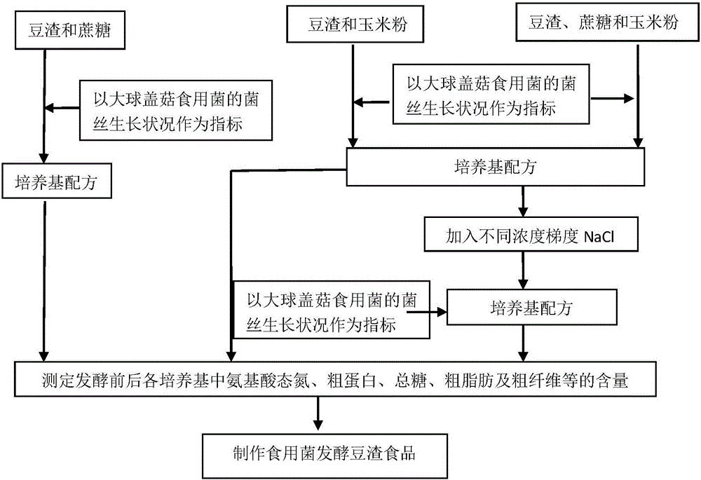 Preparation method of Stropharia rugosoannulata edible fungus flavor bean residue food raw material