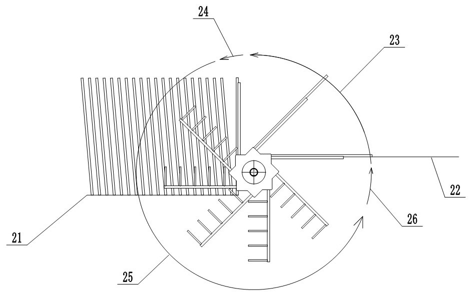 An automatic rotating uninterrupted fast brick stacking machine