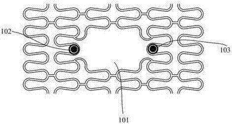 Heart stent and heart stent conveying and releasing device