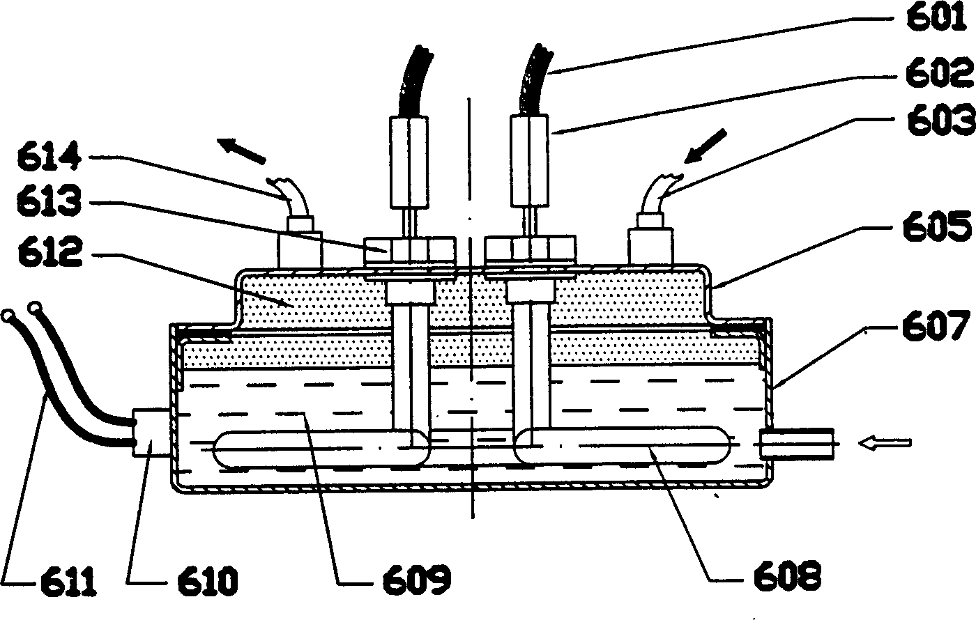 Automatic lubrication system for shaft of rotating shuttle in many-headed computer embroidery machine