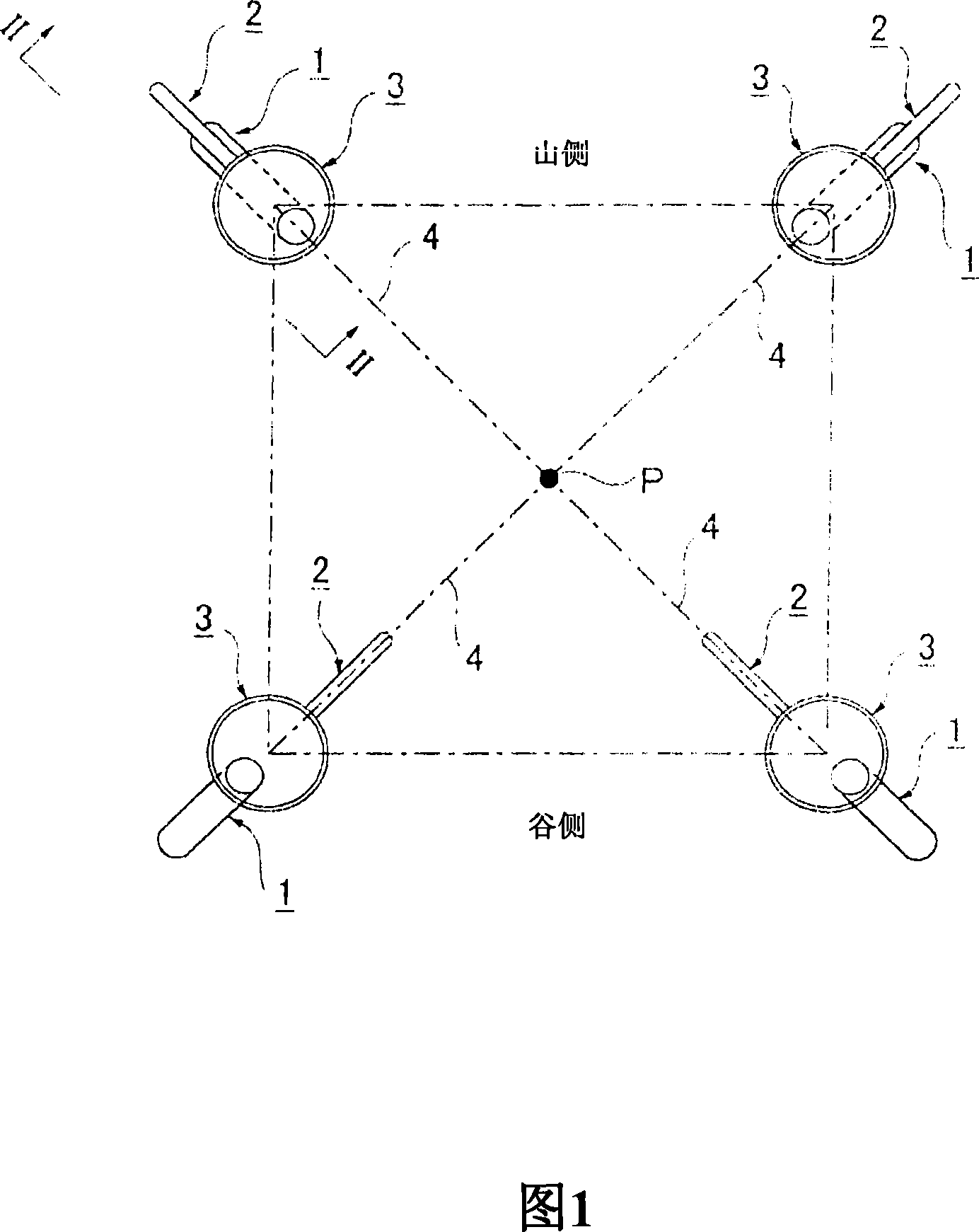 Foundation structure of steel tower