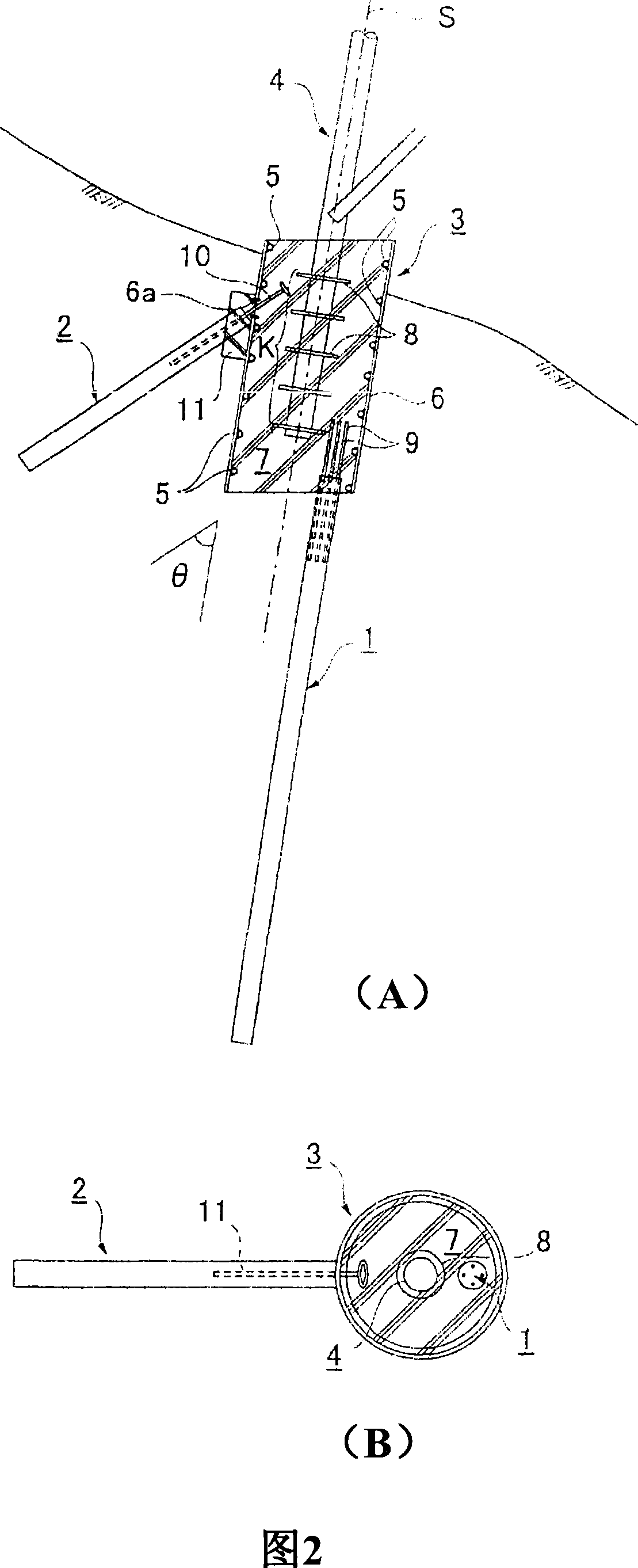 Foundation structure of steel tower