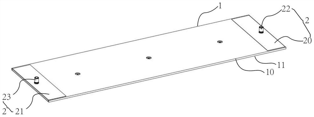 Battery liquid cooling plate structure and automobile battery