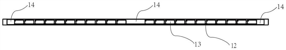 Battery liquid cooling plate structure and automobile battery