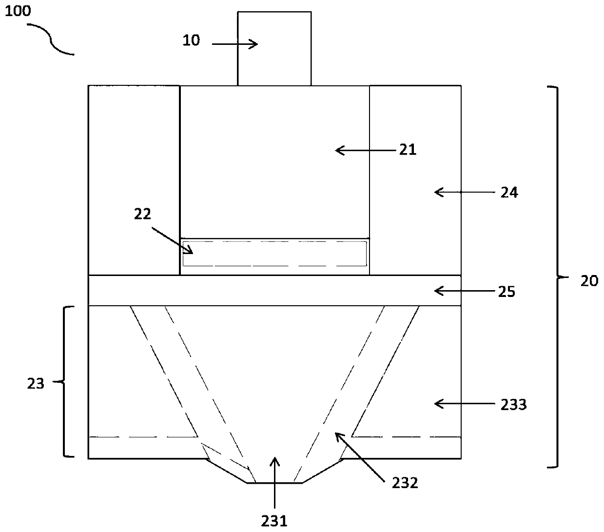 Neutron beam current device and neutron irradiation device