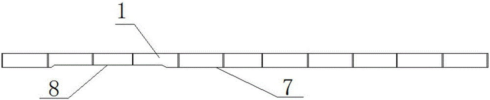 Sliding track type diamond section insulator