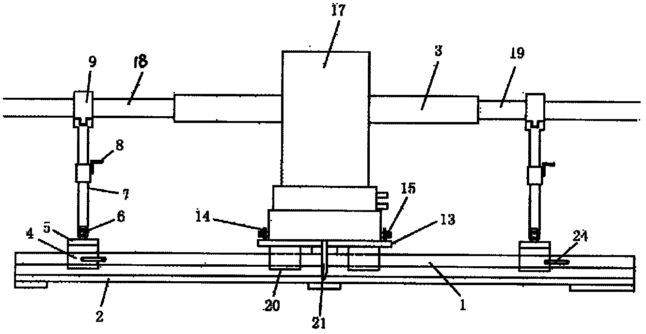 Hydraulic connection operating platform of grounding wires