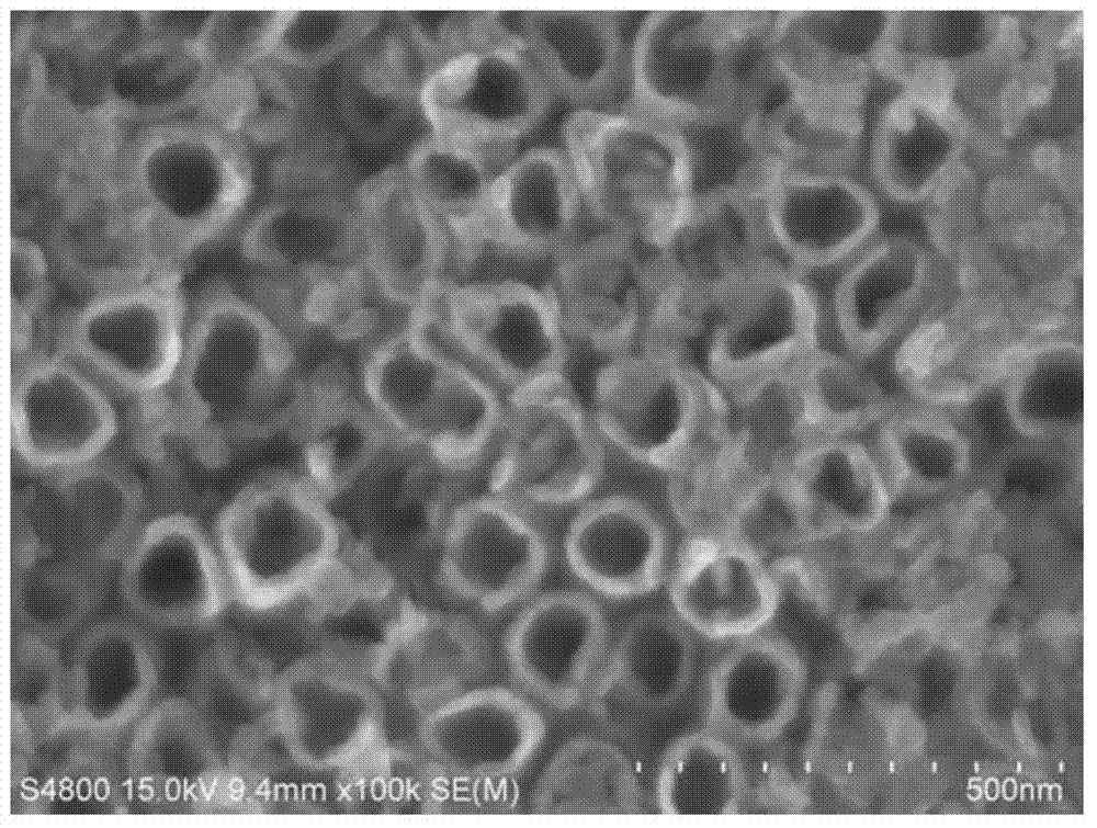 Ferric oxide, graphene oxide and N-F codoped visible light response electrode as well as preparation method and application thereof